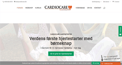 Desktop Screenshot of cardiocare.dk