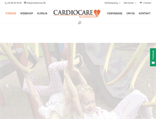 Tablet Screenshot of cardiocare.dk